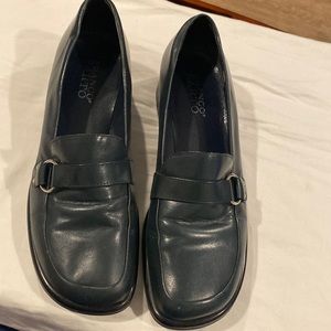 Franco Sarto Size 8 Blue Loafers Great Condition